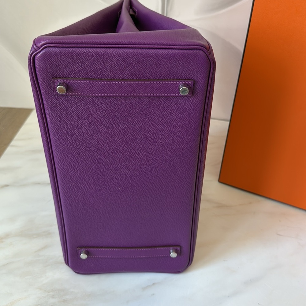 Hermès Birkin 35 handbag in Anemone Epsom! - Picture 11 of 17